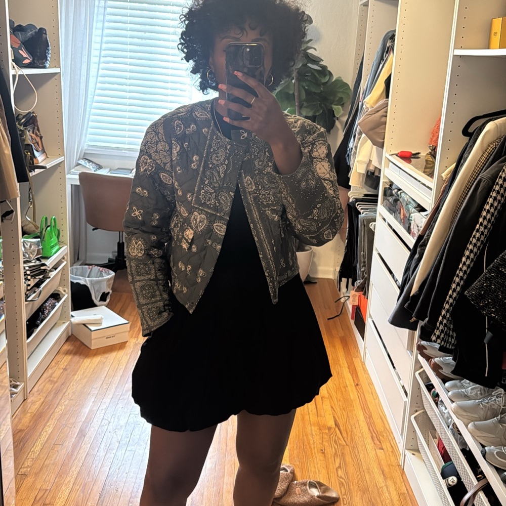 Quilted Cropped Jacket